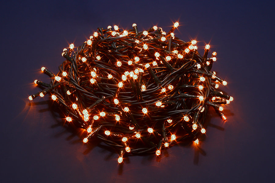 LUCI DI NATALE 1000 LED BIANCO CALDO 8 GIOCHI DI LUCE