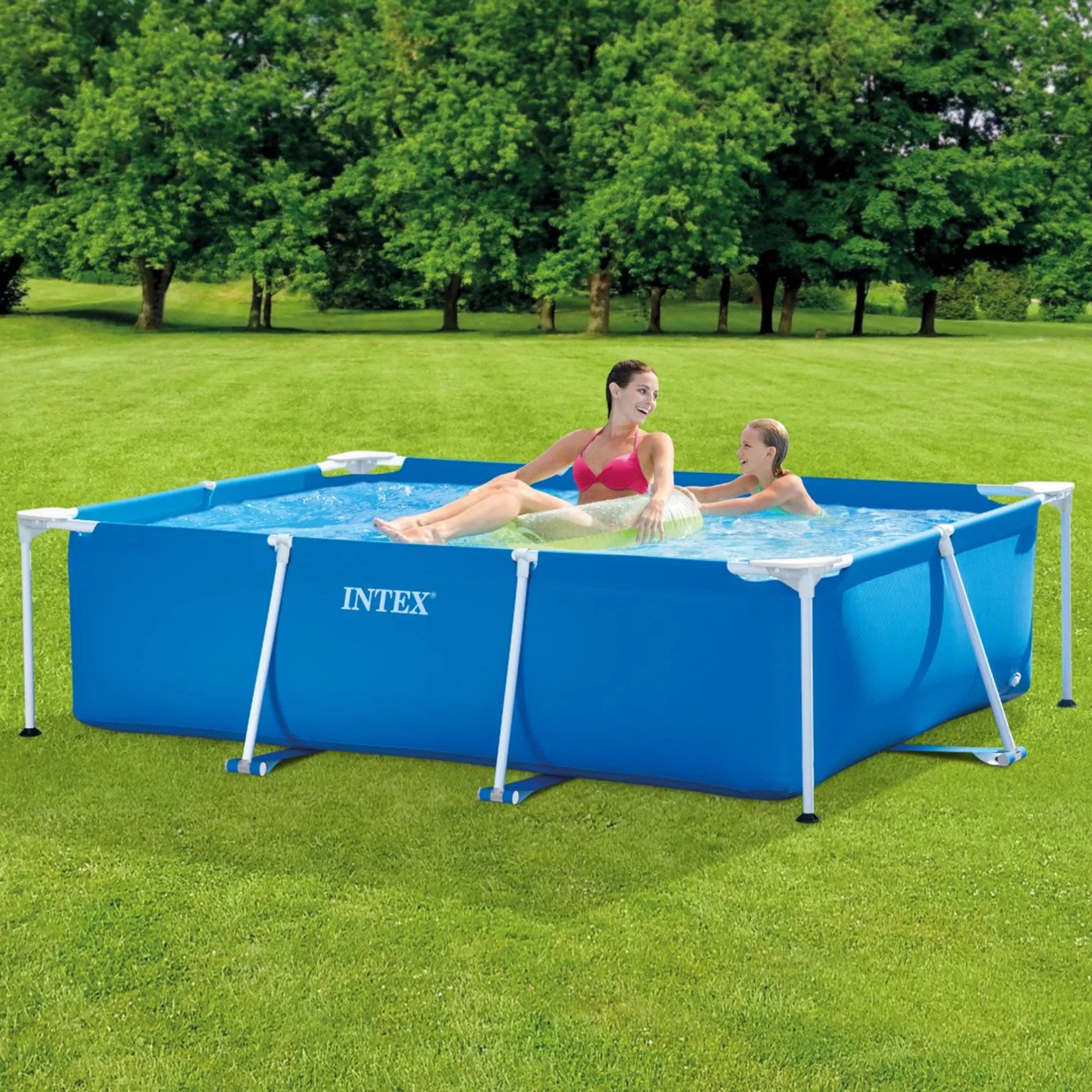 INTEX Metallrahmen-Aufstellpool 220 x 150 x H 60