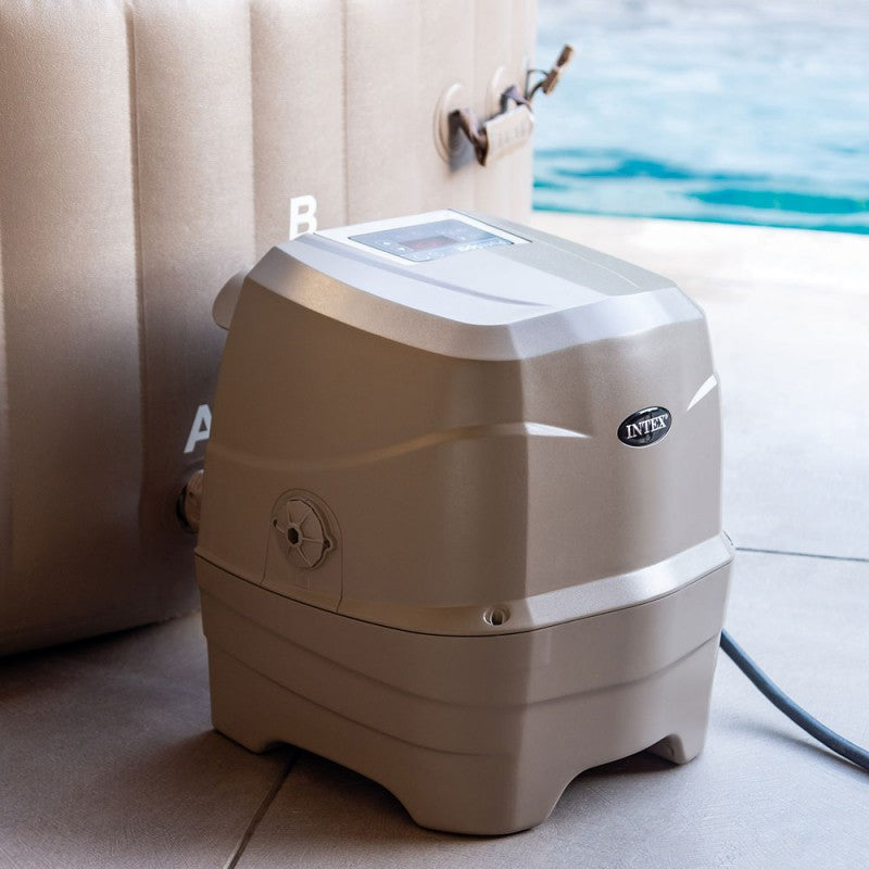 PISCINA IDROMASSAGGIO PURE SAHARA SPA GONFIABILE BEIGE 236X71CM 8 POSTI