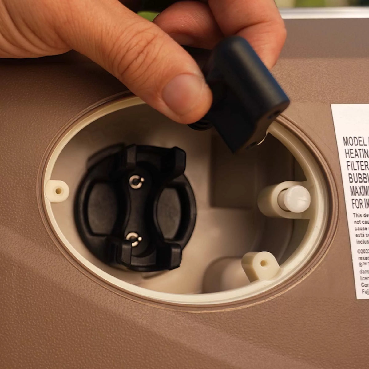 INTEX Salzwasser-Umrüstsatz für PureSpa Schwarz