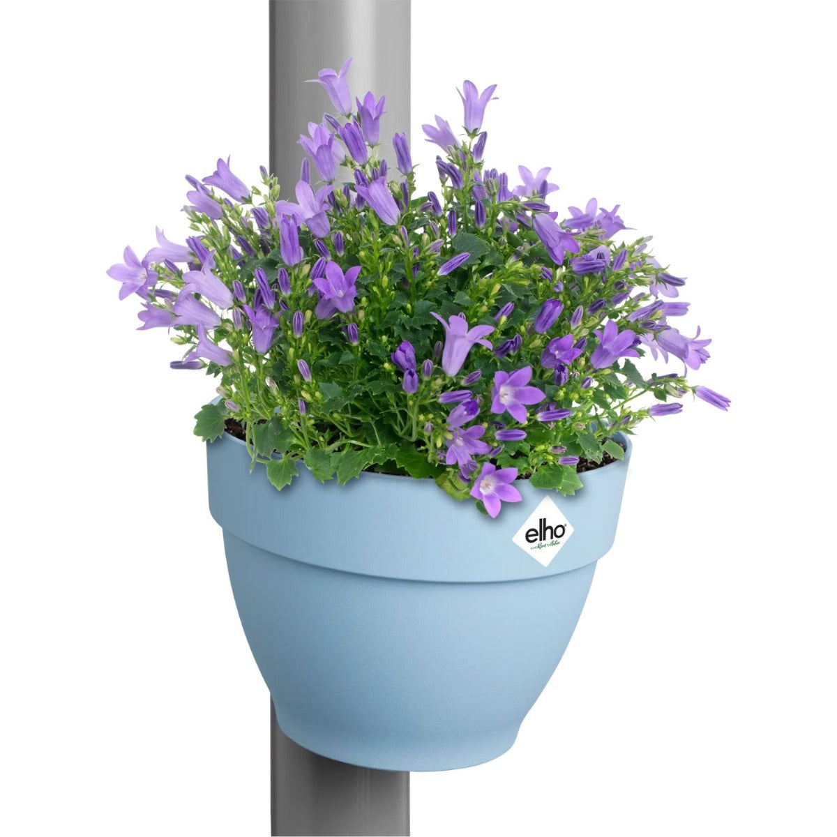 VASO VIBIA CAMPANA DRAINPIPE CLICKER 22CM AZZURRO