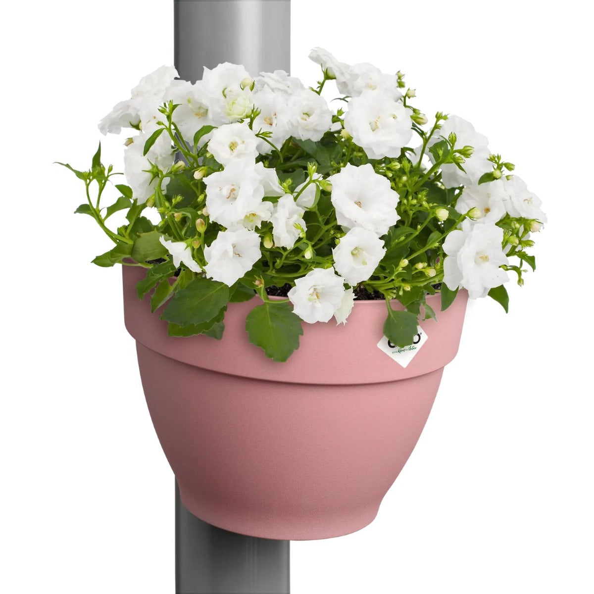 VASO VIBIA CAMPANA DRAINPIPE CLICKER 22CM DUSTY PINK ROSA