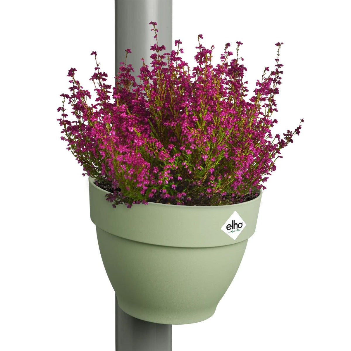 VASO VIBIA CAMPANA DRAINPIPE CLICKER 22CM VERDE PISTACCHIO