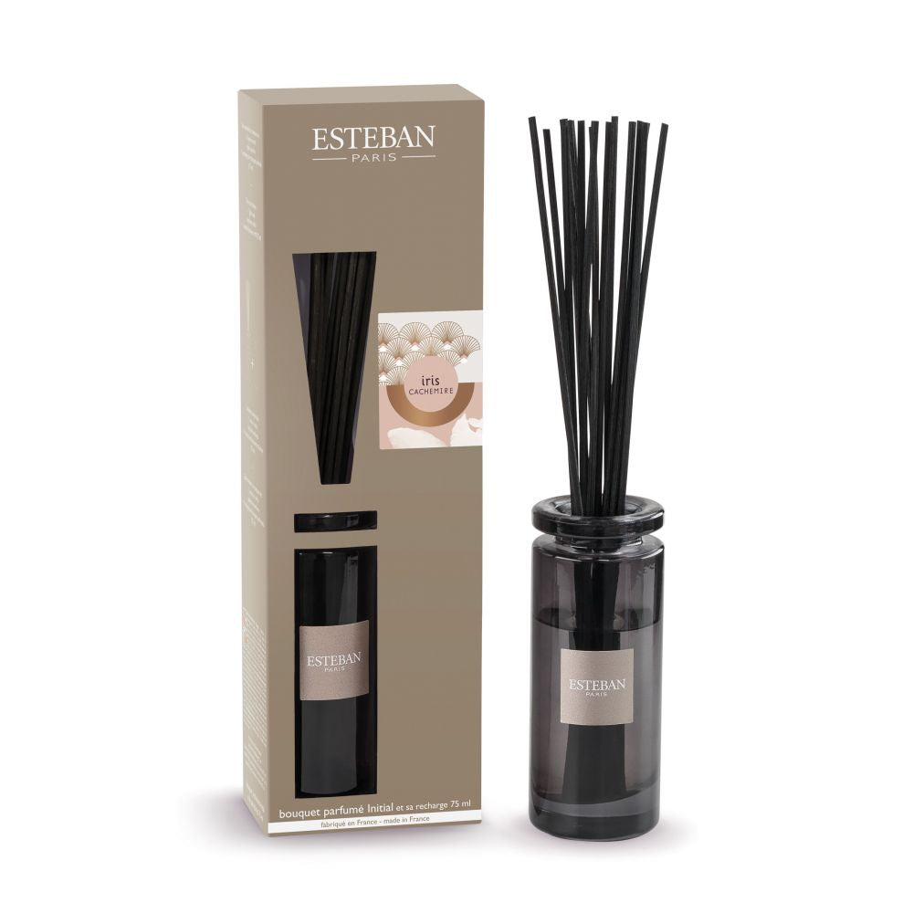 DIFFUSORE A BASTONCINO E RICARICA 150ML IRIS CASHMERE