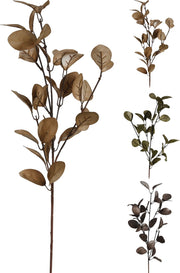 Ramo decorativo con foglie marroni, 81 cm, modello assortito