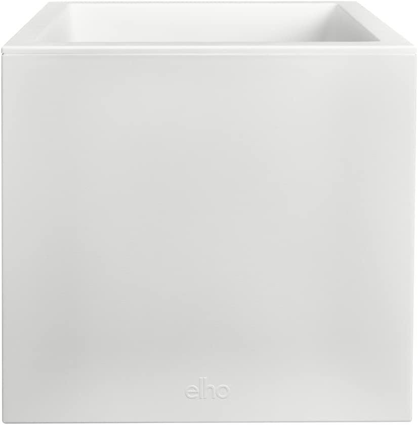 VASO VIVO NEXT SQUARE 30CM BIANCO