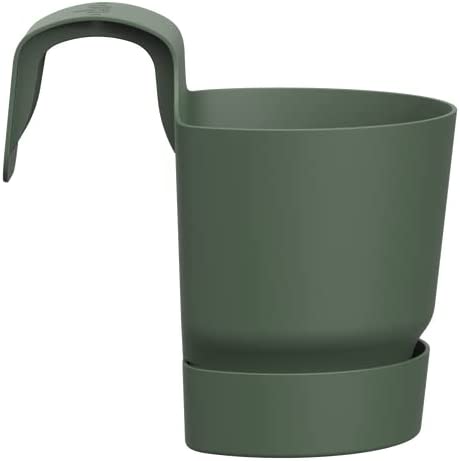 VASO GREENVILLE EASY HANGER SINGLE LEAF GREEN