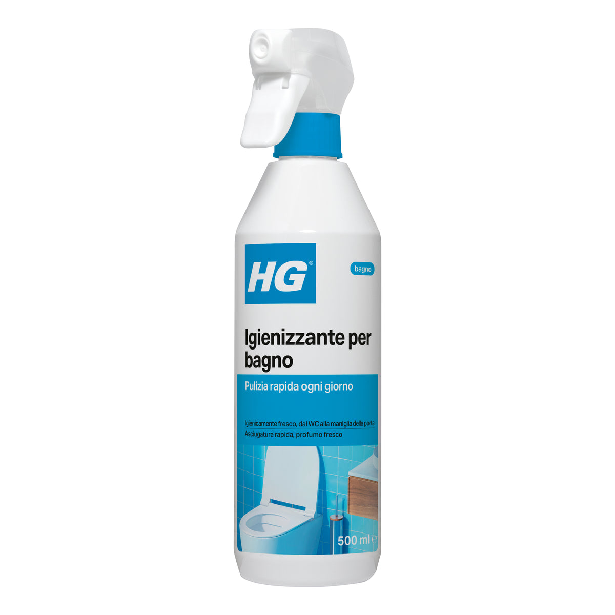 Spray désinfectant pour salle de bain à usage quotidien 500 ml
