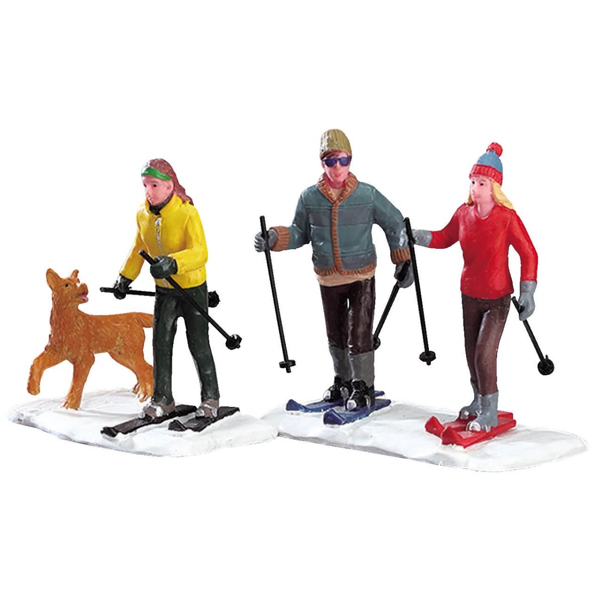 OFFERTA LEMAX VAIL VILLAGE - HERE'S TO THE HOLIDAYS + CROSS-COUNTRY FRIENDS + BLUE SPRUCE TREE, SMALL