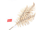 RAMO NATALIZIO DECORATO CON PAILLETTES ORO