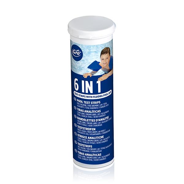 50 STRISCE 6 IN 1 CLORO PH PER PISCINA