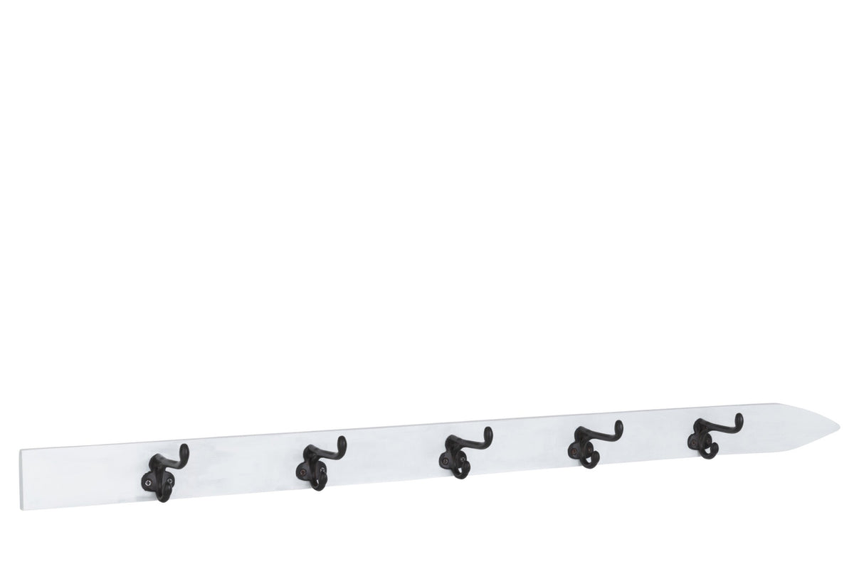 Attaccapanni Sci 5 Ganci 102 cm Bianco Peraga Christmas