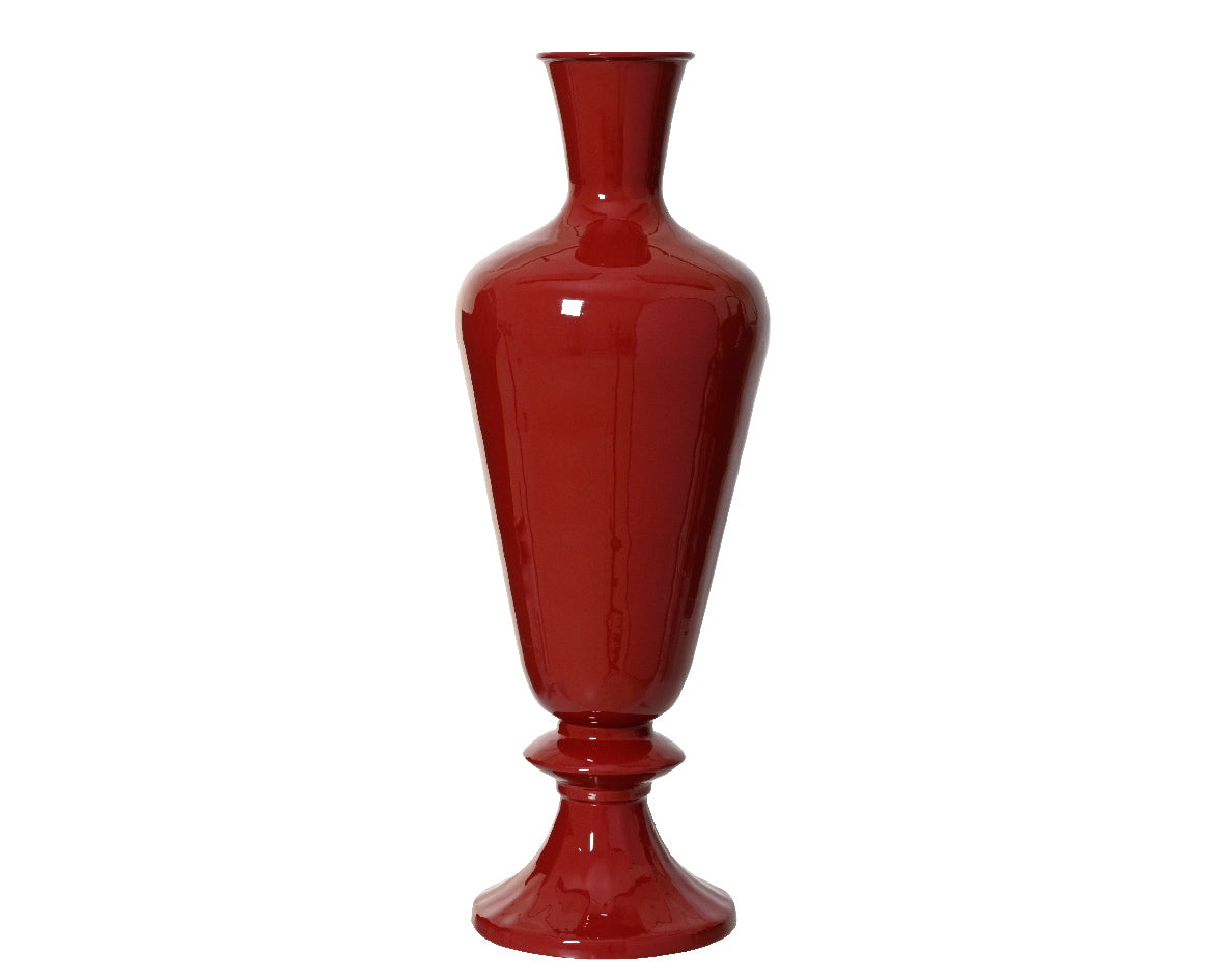 VASO DECORATIVO LUCIDO OXBLOOD D20 CM