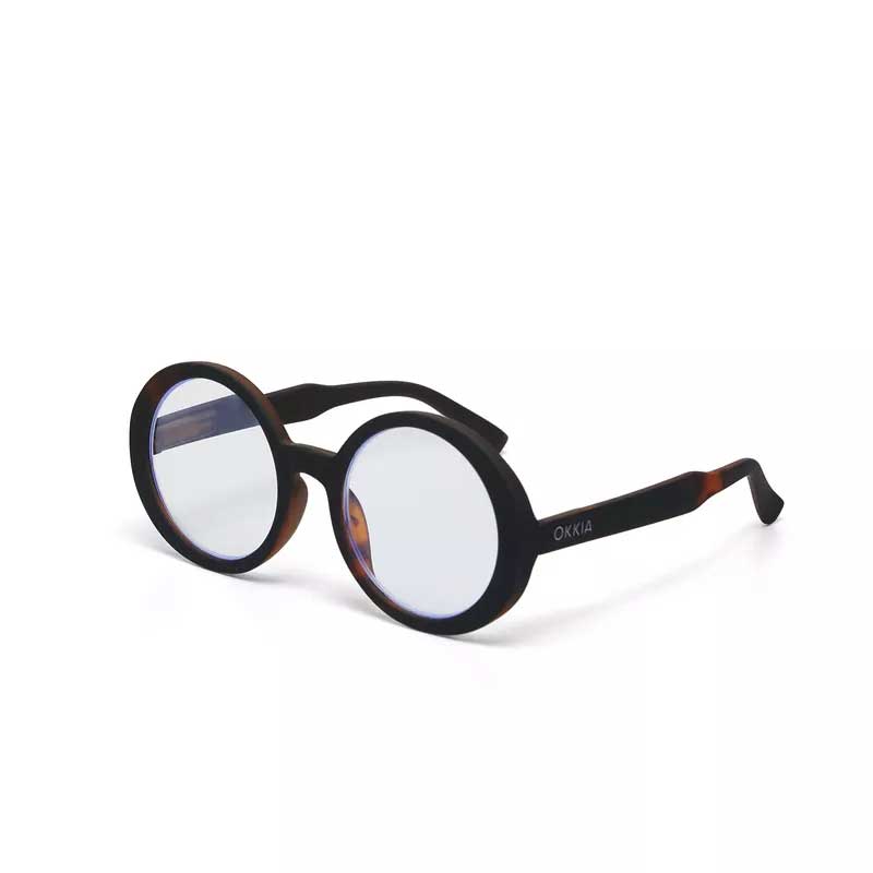 OCCHIALE DA LETTURA MODELLO LAURA COLORE HAVANNA GRAD.+3.00 OKKIA