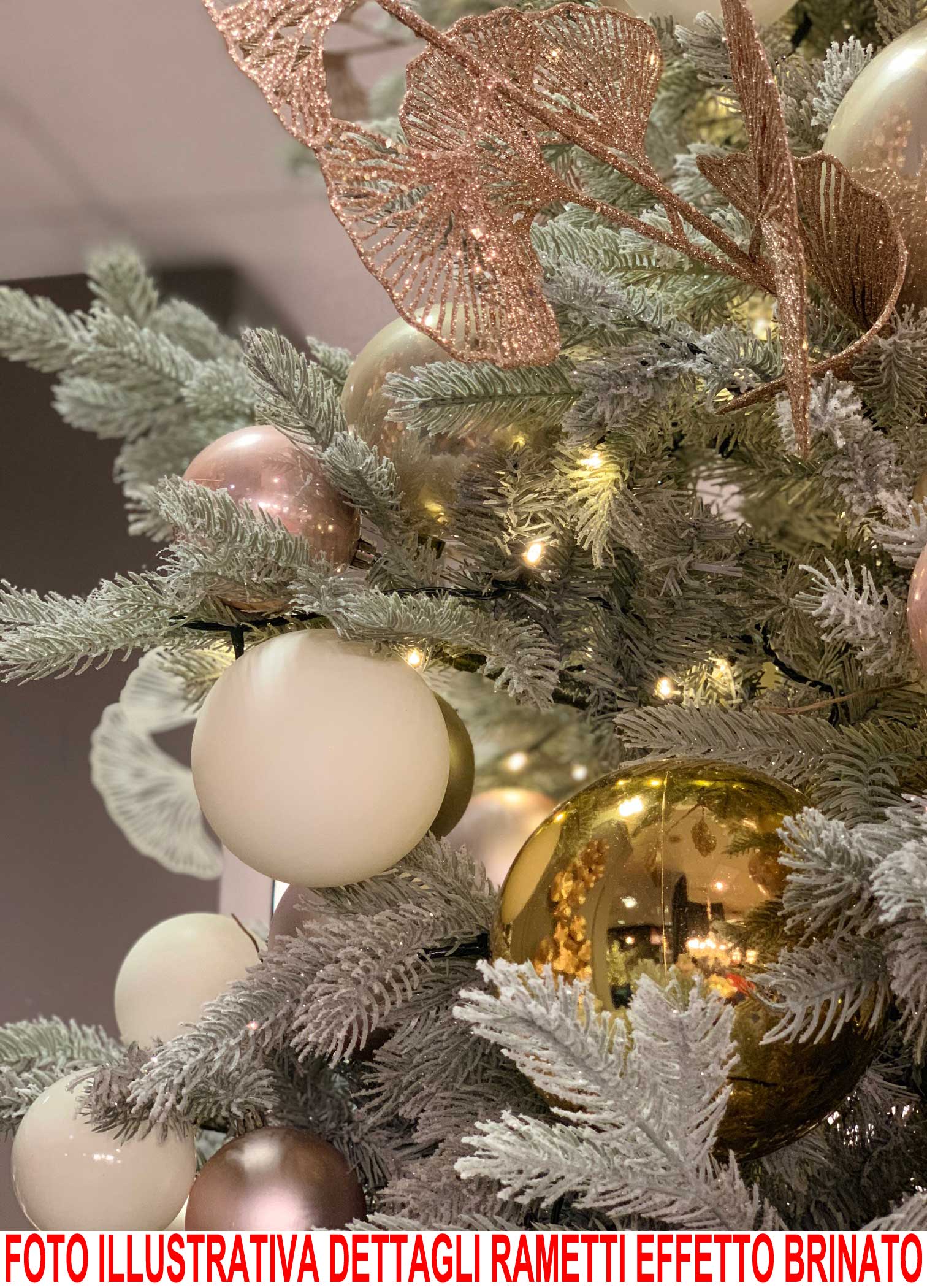 ALBERO DI NATALE GRANDIS 240CM VERDE BRINATO