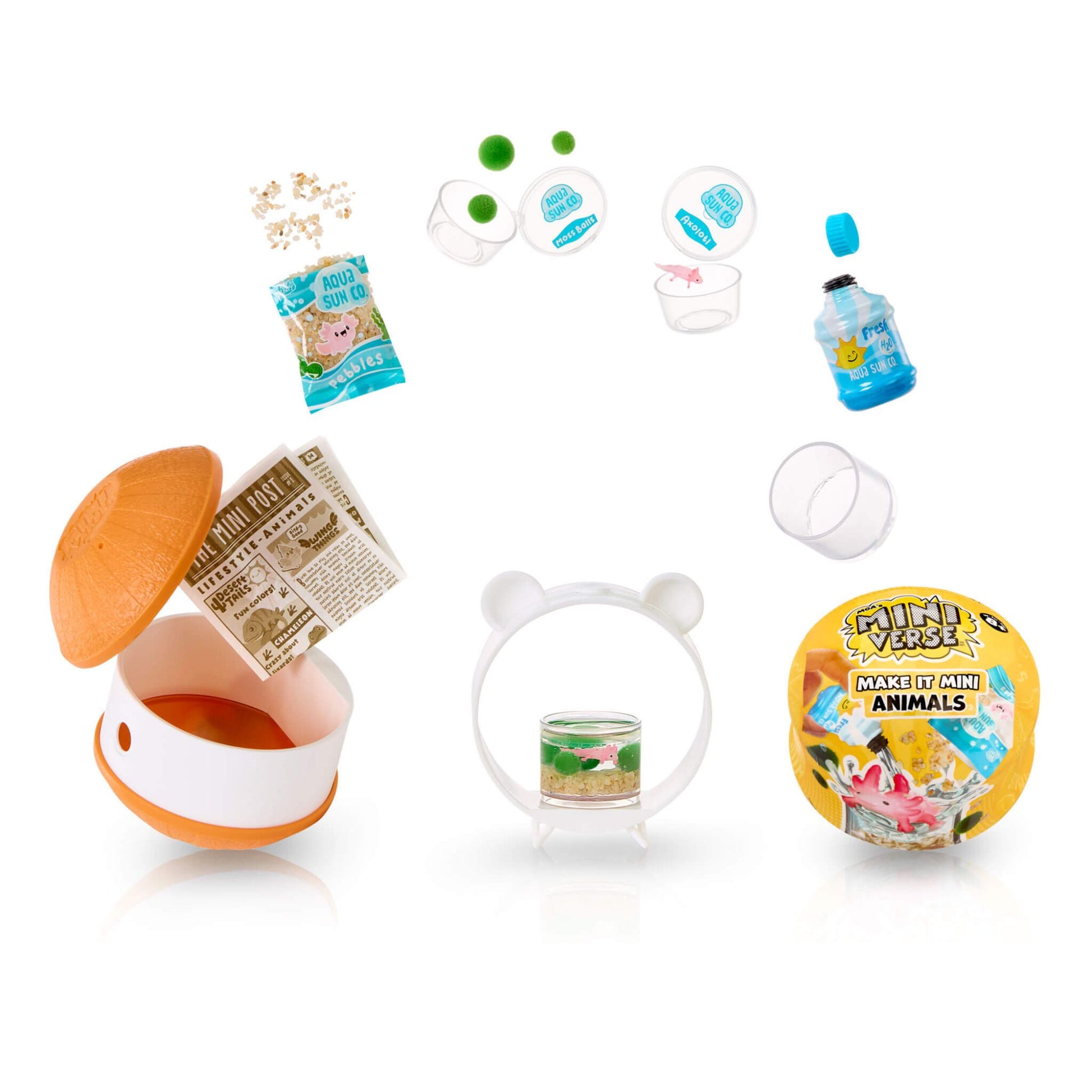 MGA MINIVERSE Kit creativo “Make It Mini Animals” mini collezionabili, 1 set, multicolore