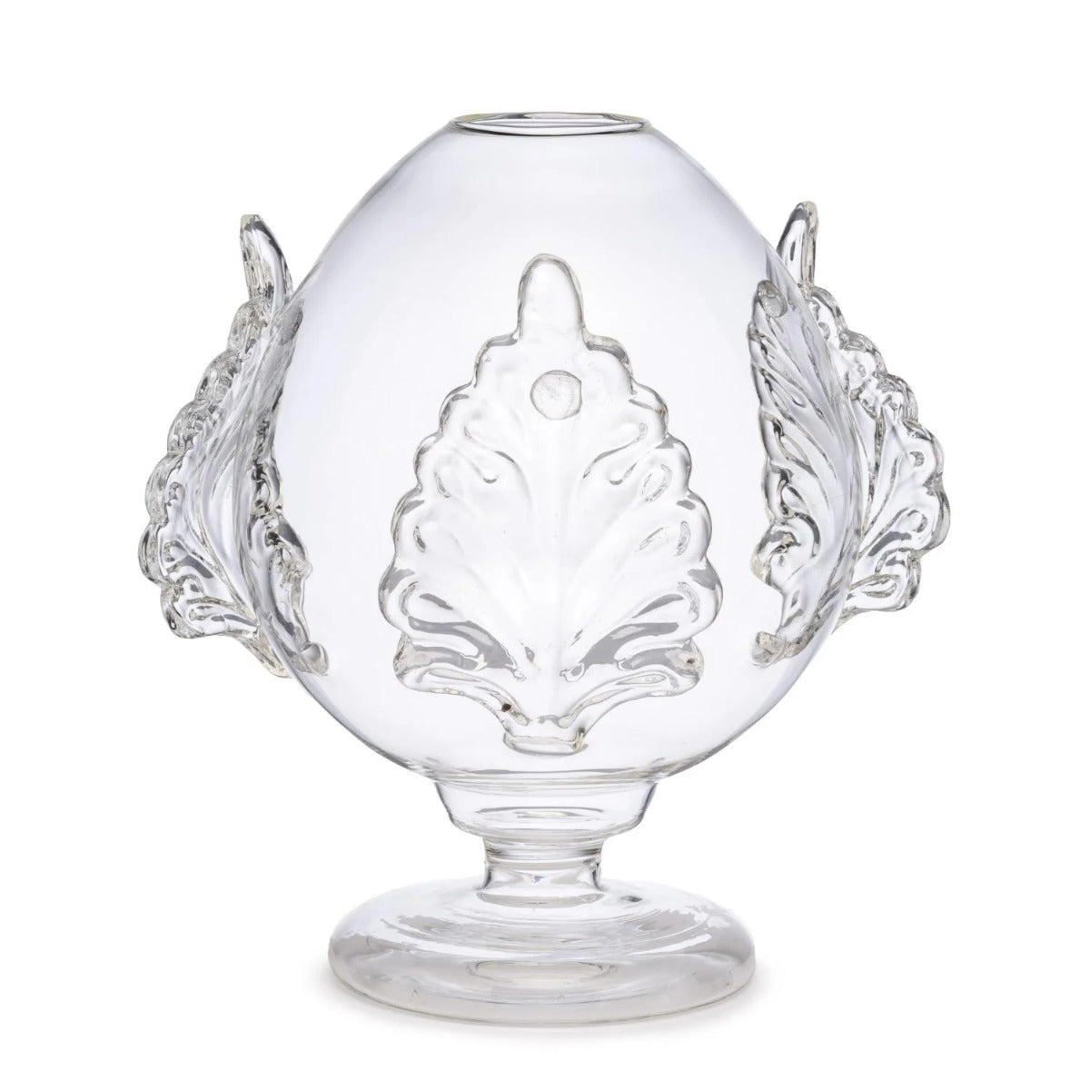 VASO IN VETRO PUMO PUGLIESE, COLLEZIONE PALAIS ROYAL, H25CM, TRASPARENTE