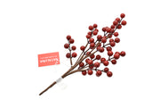 PICK RAMO CON BACCHE ROSSE 30CM