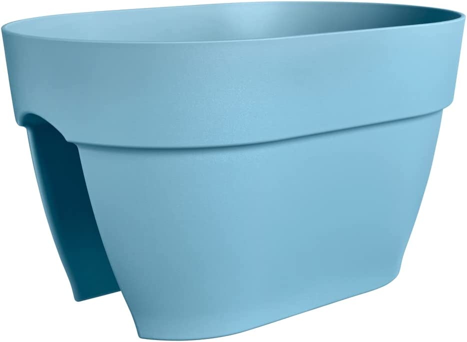 VASO VIBIA CAMPANA FLOWER BRIDGE 40CM VINTAGE BLU