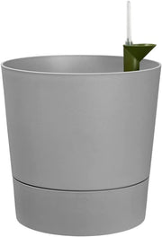 VASO GREENSENSE AQUA CARE ROUND 30CM LIGHT CONCRETE GRIGIO