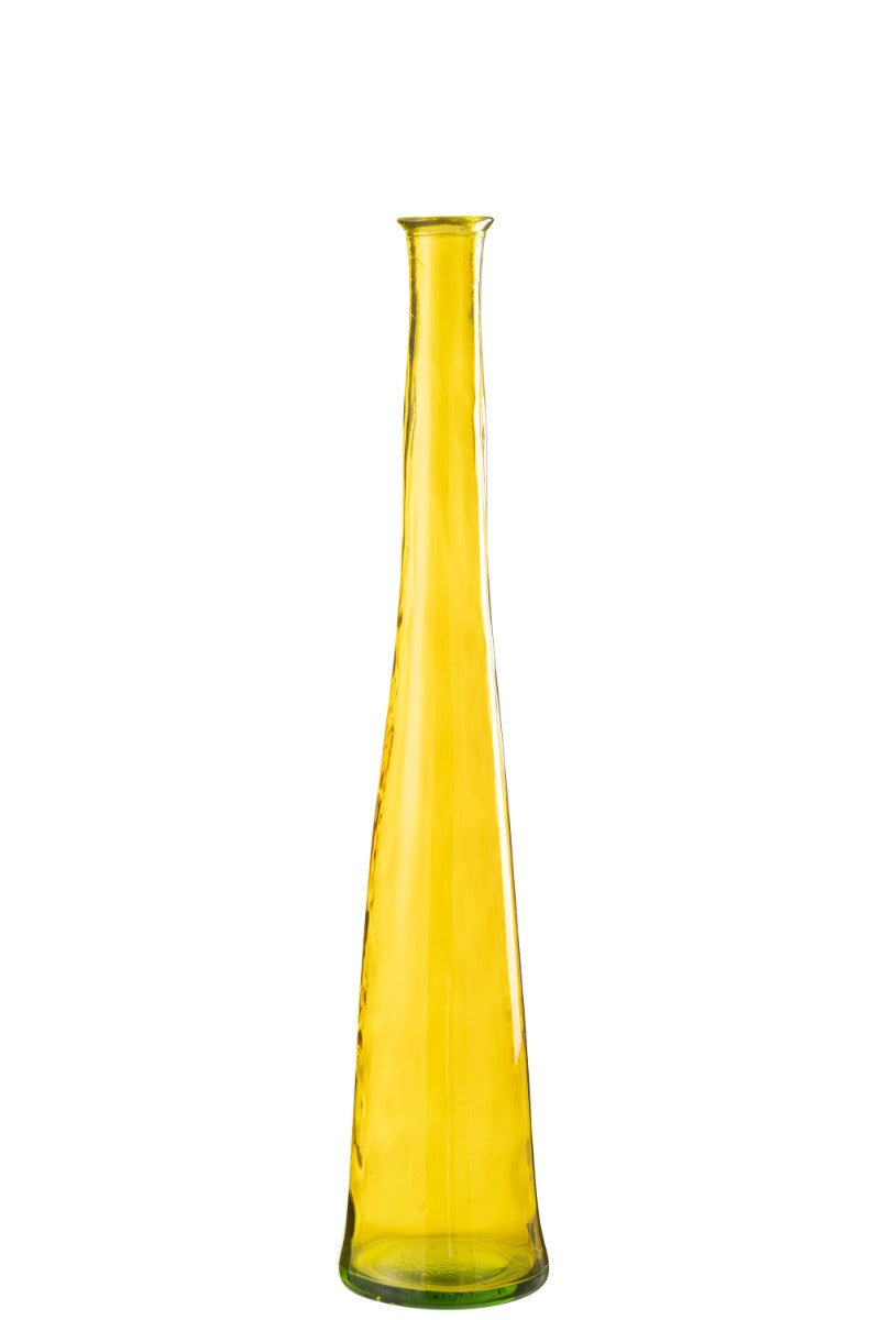 VASO NOAH IN VETRO, GIALLO, MEDIO