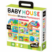 Gioco Educativo Montessori Baby House 9 Pezzi HEADU