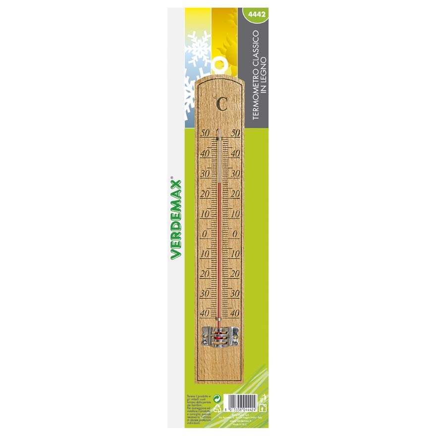 TERMOMETRO CLASSICO IN LEGNO