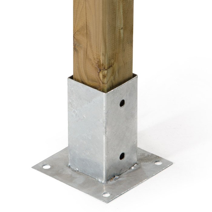 PIASTRA DI FISSAGGIO PER PALI IN LEGNO 91x91x150CM