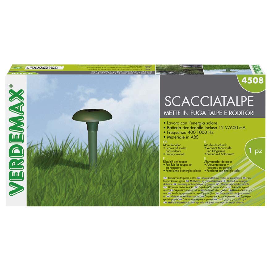 SCACCIA TALPE E RODITORI SOLARE PER 400 M2