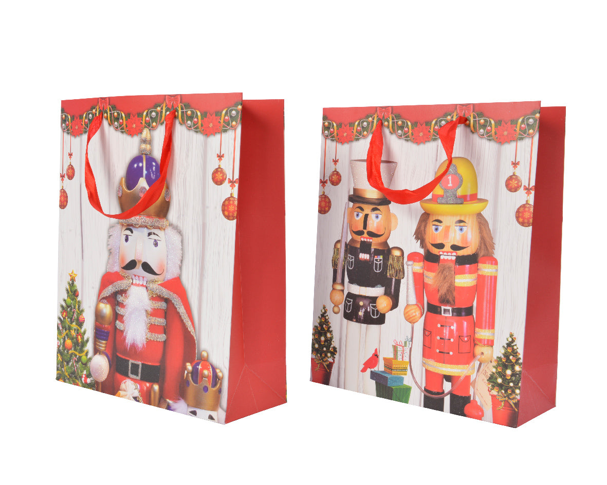 SACCO REGALO NATALIZIO SCHIACCIANOCI 10X26CM MODELLO ASSORTITO