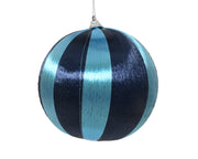 pallina di natale con Filo Lucido Blu Notte 10cm