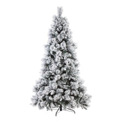 ALBERO DI NATALE GARLENDA 210CM INNEVATO