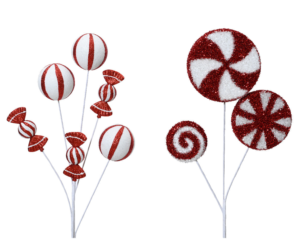 DECORAZIONE NATALIZIA CON CARAMELLE, 63X20X7 CM, MODELLO ASSORTITO