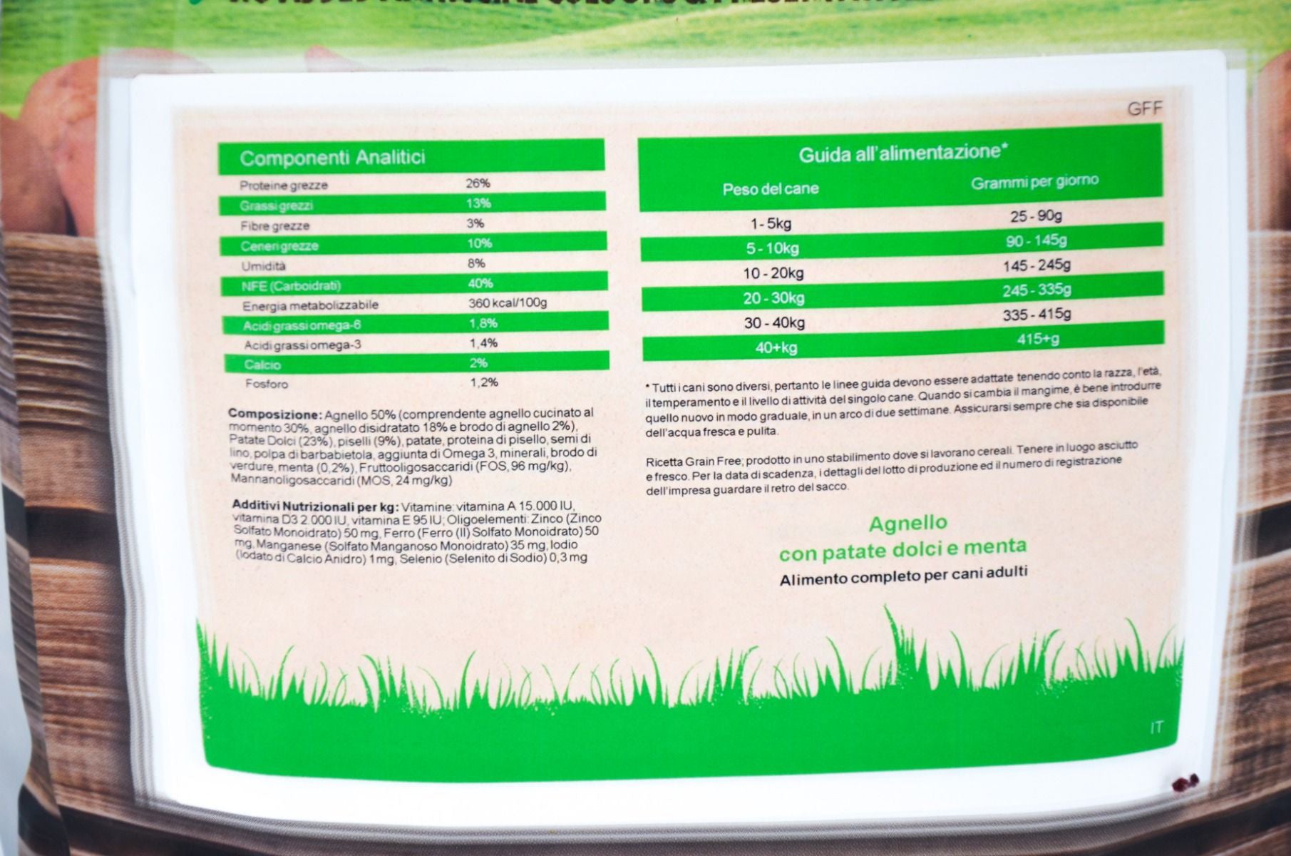 CROCCHETTE PERAGA GRAIN FREE PER CANE ADULTO 6KG AGNELLO