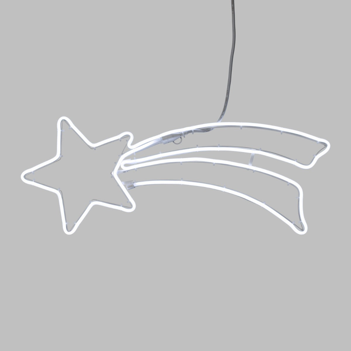 STELLA COMETA LUMINOSA LED BIANCO FREDDO 70XH27CM