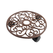 SUPPORTO CON RUOTE ROTONDO PER PIANTE 29CM
