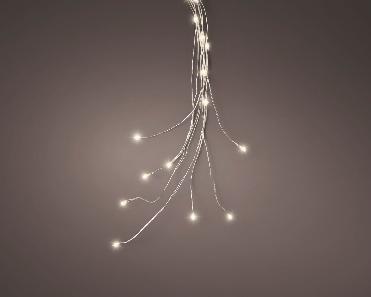RAMI LUMINOSI CON 60 MICROLED BIANCO CALDO 80CM