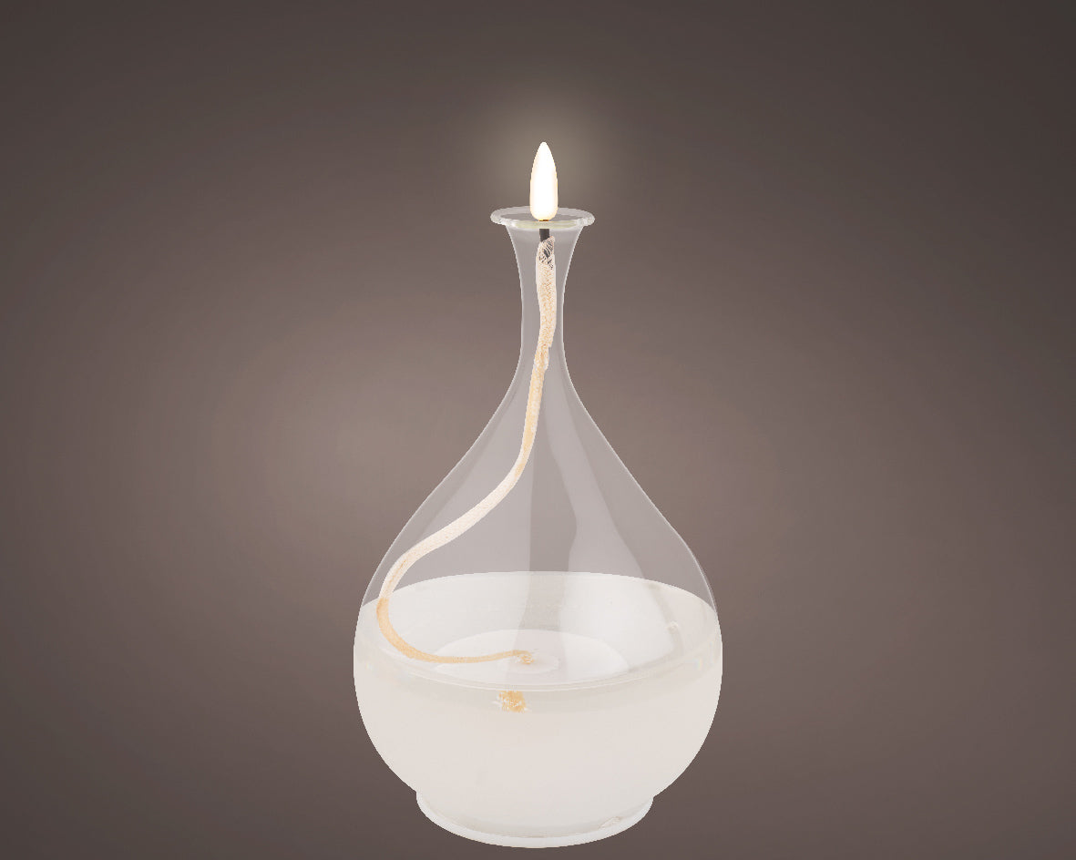 CANDELA LUMINOSA H18,5XD11 1 LED BIANCO CALDO