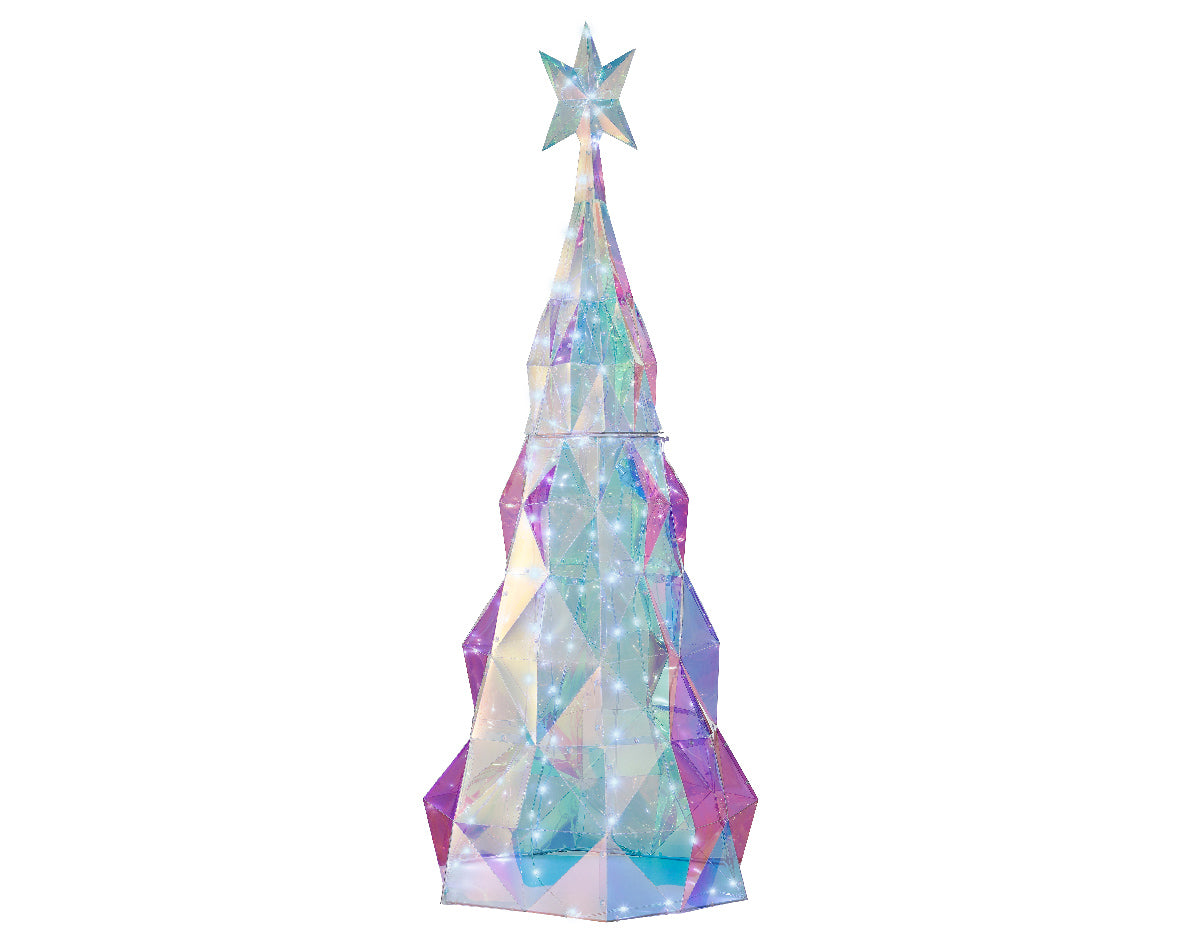 ALBERO DI NATALE CON LED. 42X42X110 CM