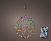 SFERA NATALIZIA ILLUMINATA 220LED D 50CM MULTICOLOR