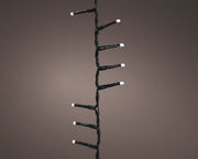 LUCI DI NATALE 1000LED VIOLA/ARANCIONE 2250 CM 8 FUNZIONI