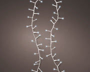 LUCI DI NATALE 1000 LED 2250CM BIANCO FREDDO 8 GIOCHI DI LUCE