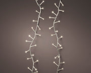 LUCI DI NATALE 1500 LED 3400CM BIANCO CALDO 8 GIOCHI DI LUCE