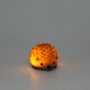 Luce Notturna Mini Riccio in Silicone 6 x 5 x 4 cm - Arancione