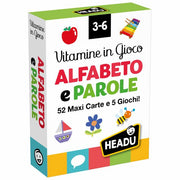 Gioco Educativo Vitamine in Gioco Alfabeto e Parole HEADU