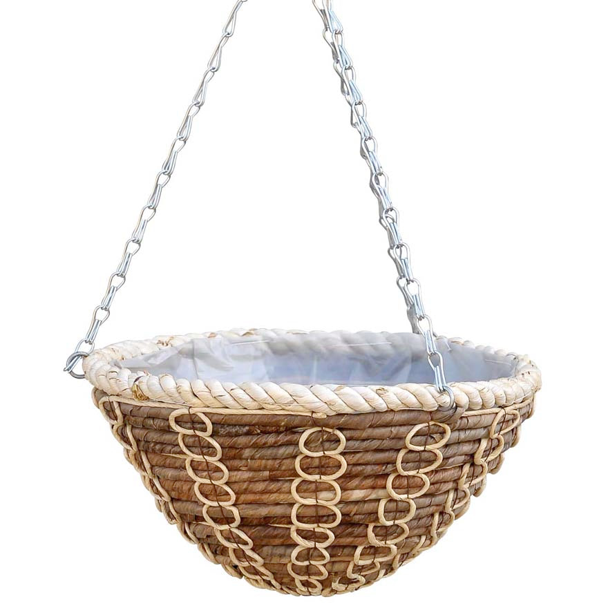 BASKET OBELISCO NATURAL VASO APPENDIBILE DIAM. 35CM