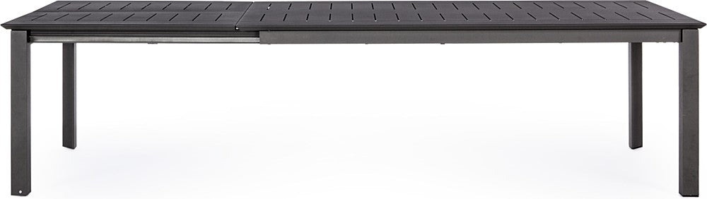 OFFERTA TAVOLO KONNOR ALLUNGABILE 200/300X110CM ANTRACITE +6 POLTRONE DELIA