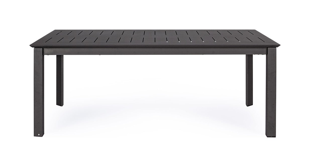 OFFERTA TAVOLO KONNOR ALLUNGABILE 200/300X110CM ANTRACITE +6 POLTRONE DELIA