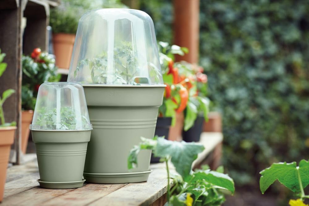 VASO GREEN BASICS GROWPOT 40CM VERDE PIETRA