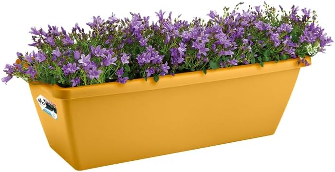 VASO FIORIERA BARCELONA TROUGH 70CM HONEY YELLOW